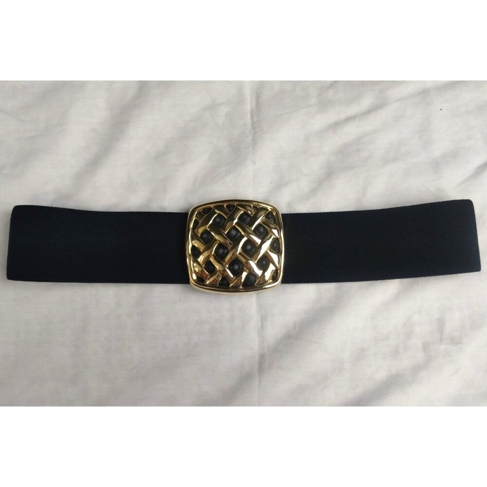 Day-Lor Women's Black/Gold Accessories/Belt 27" Long SKU 3153